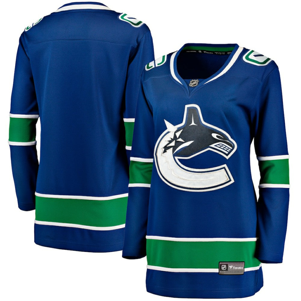 Vancouver Canucks Fanatics Women's Premier Breakaway Jersey - Blue - NHL