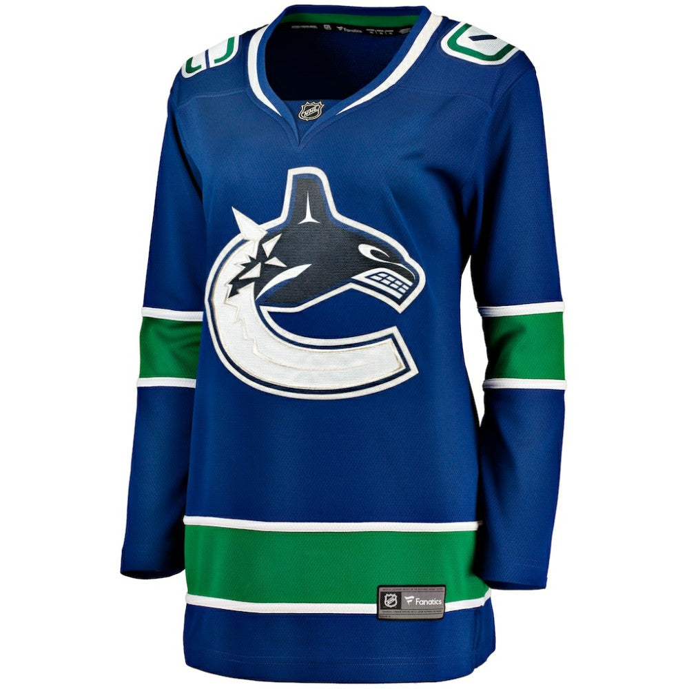 Vancouver Canucks Fanatics Women's Premier Breakaway Jersey - Blue - NHL
