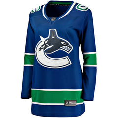 Vancouver Canucks Fanatics Women's Premier Breakaway Jersey - Blue - NHL