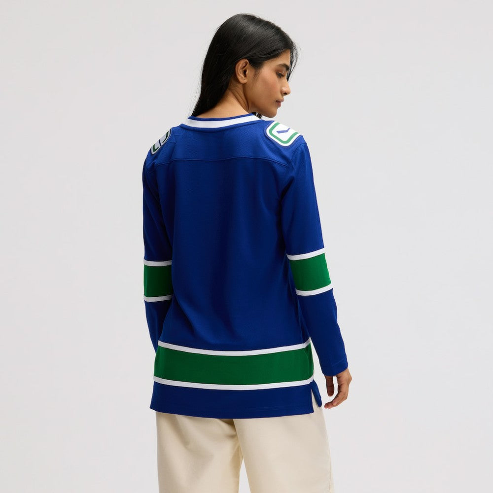 Vancouver Canucks Fanatics Women's Premier Breakaway Jersey - Blue - NHL