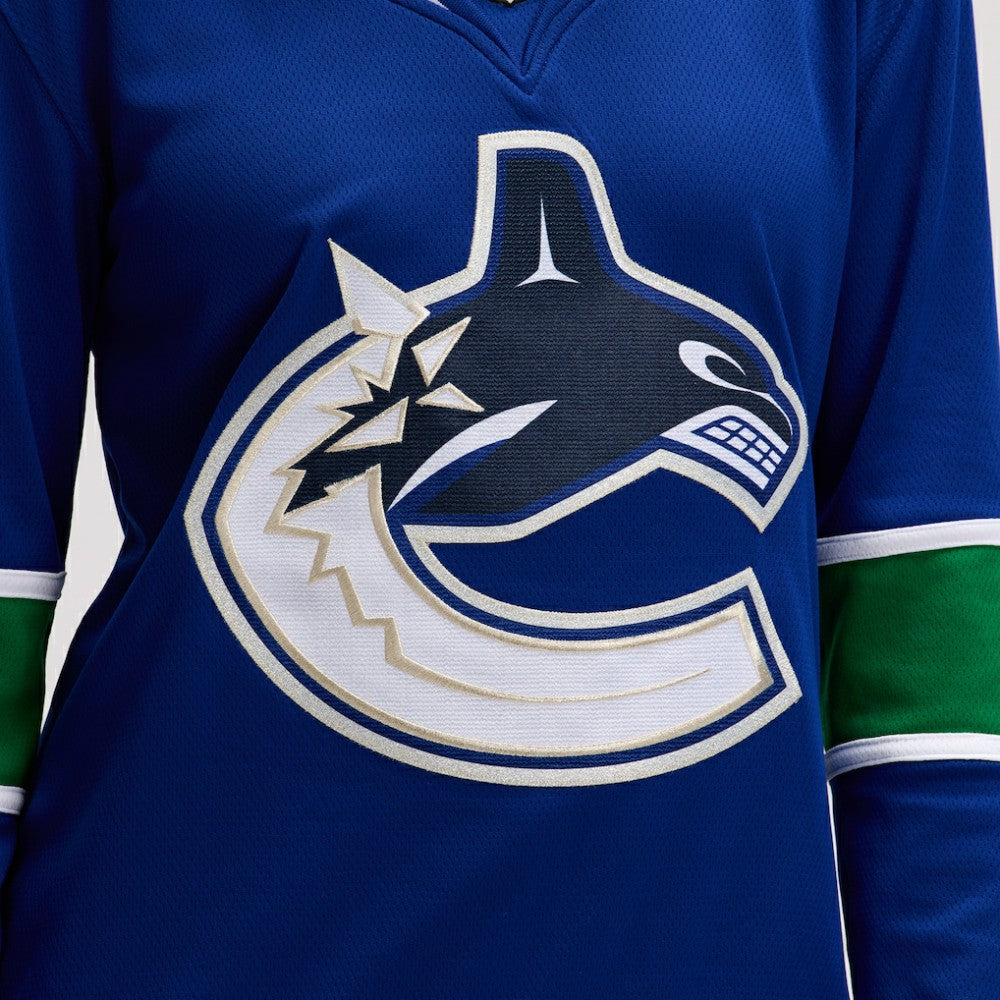Vancouver Canucks Fanatics Women's Premier Breakaway Jersey - Blue - NHL