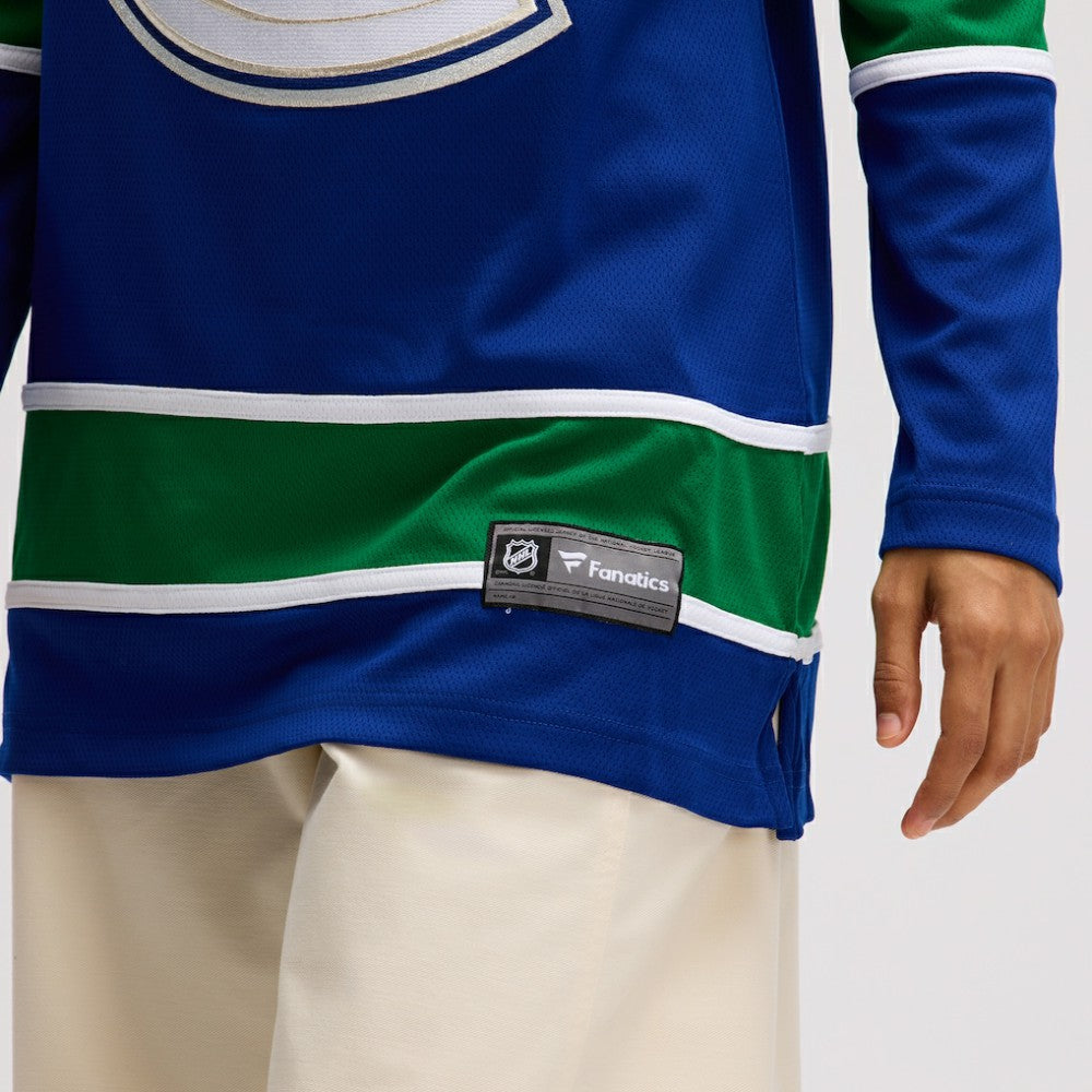 Vancouver Canucks Fanatics Women's Premier Breakaway Jersey - Blue - NHL