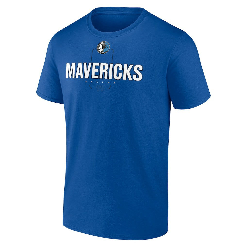 Kyrie Irving Dallas Mavericks Behind The Back Name & Number T-Shirt Blue - NBA