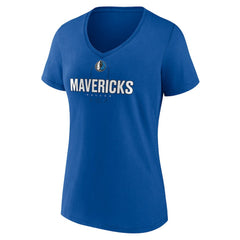 Kyrie Irving Dallas Mavericks Women's Behind The Back Name & Number V-Neck T-Shirt Blue - NBA