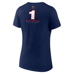 Zion Williamson New Orleans Pelicans Women's Behind The Back Name & Number V-Neck T-Shirt Navy - NBA