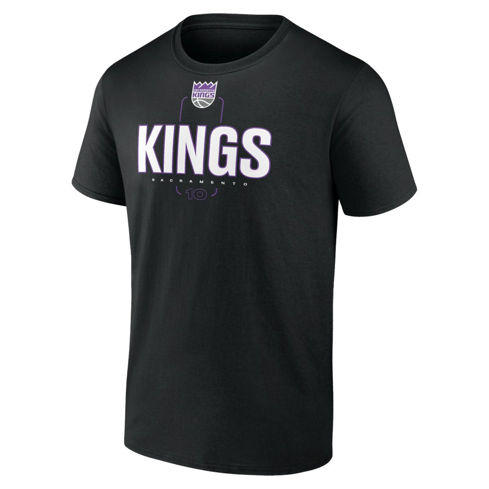 Domantas Sabonis Sacramento Kings Behind The Back Name & Number T-Shirt Black - NBA