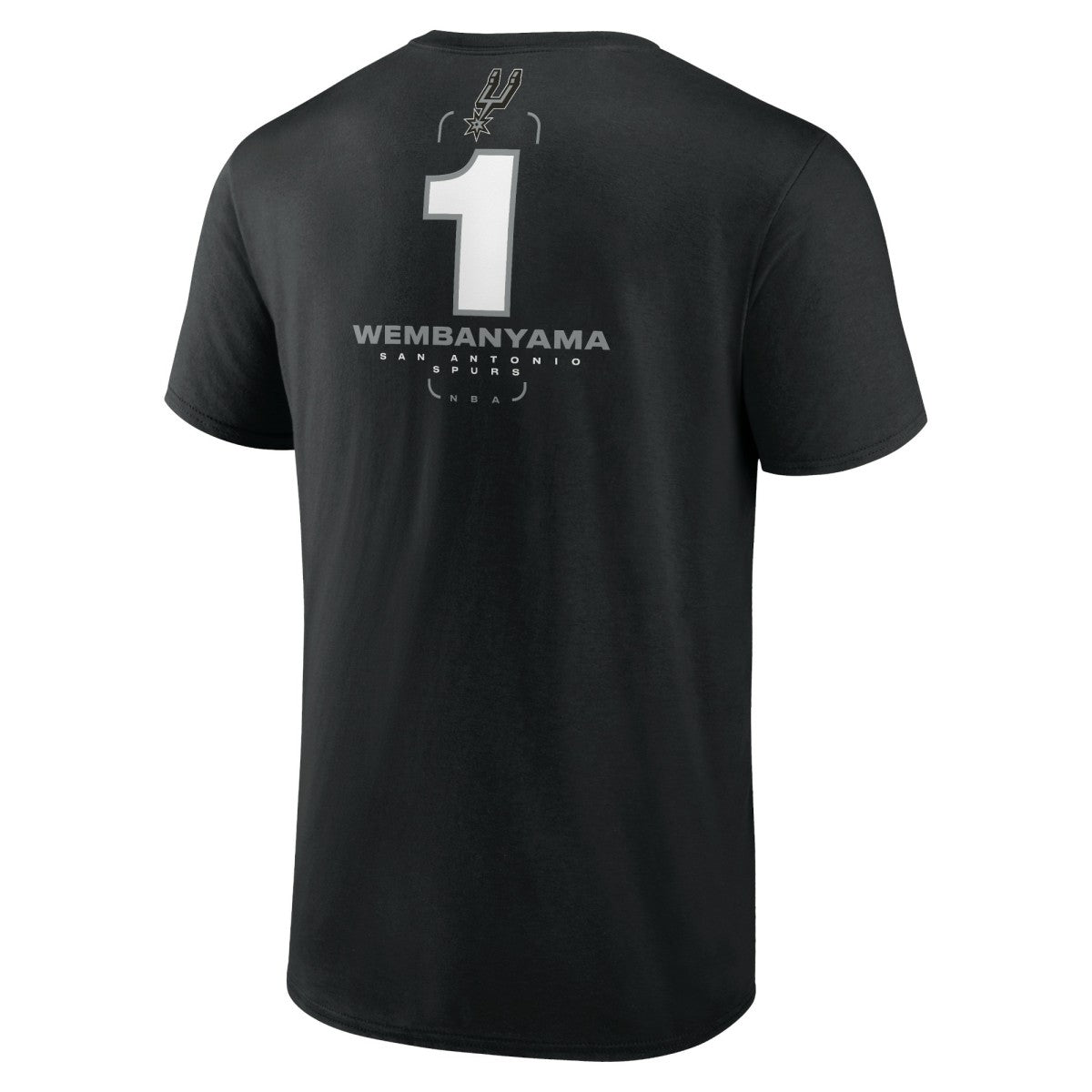 Victor Wembanyama San Antonio Spurs Behind The Back Name & Number T-Shirt Black - NBA