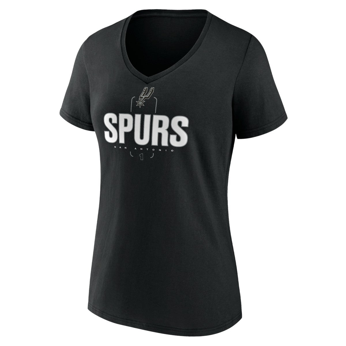 Victor Wembanyama San Antonio Spurs Women's Behind The Back Name & Number V-Neck T-Shirt Black - NBA