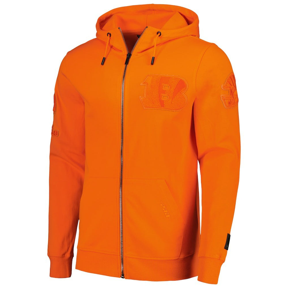 Cincinnati Bengals Pro Standard Triple Tonal Full-Zip Hoodie Orange | NFL