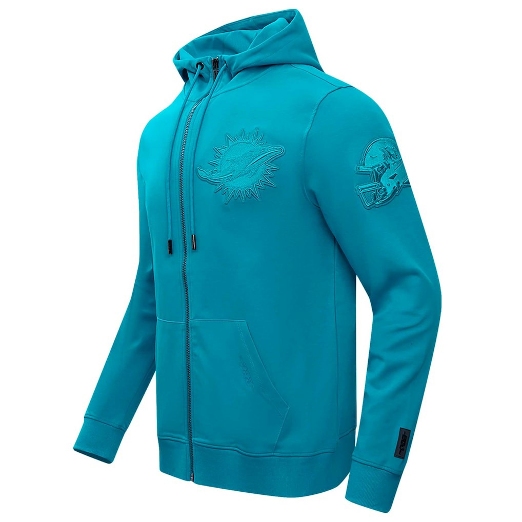 Miami Dolphins Pro Standard Triple Tonal Full-Zip Hoodie Aqua | NFL