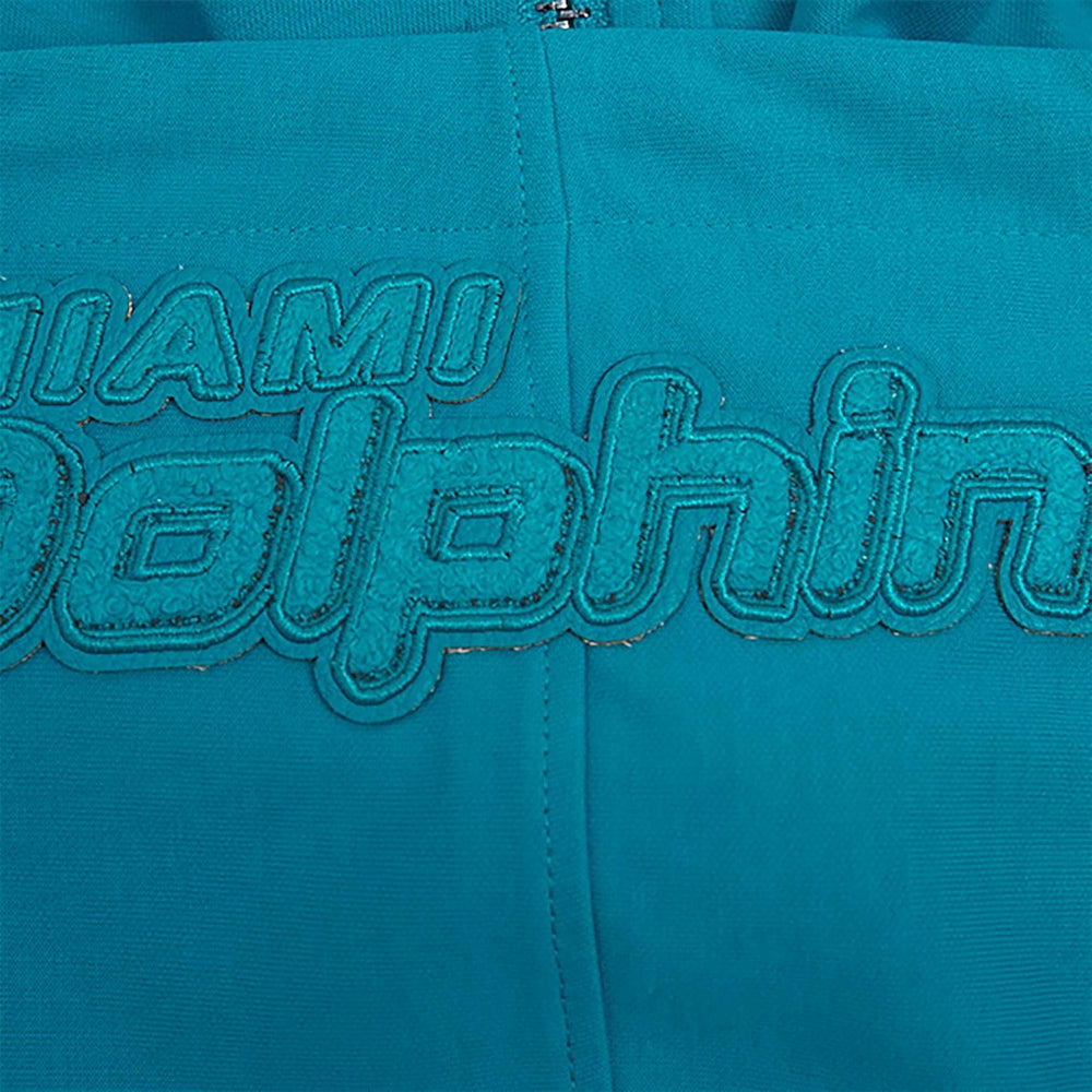 Miami Dolphins Pro Standard Triple Tonal Full-Zip Hoodie Aqua | NFL