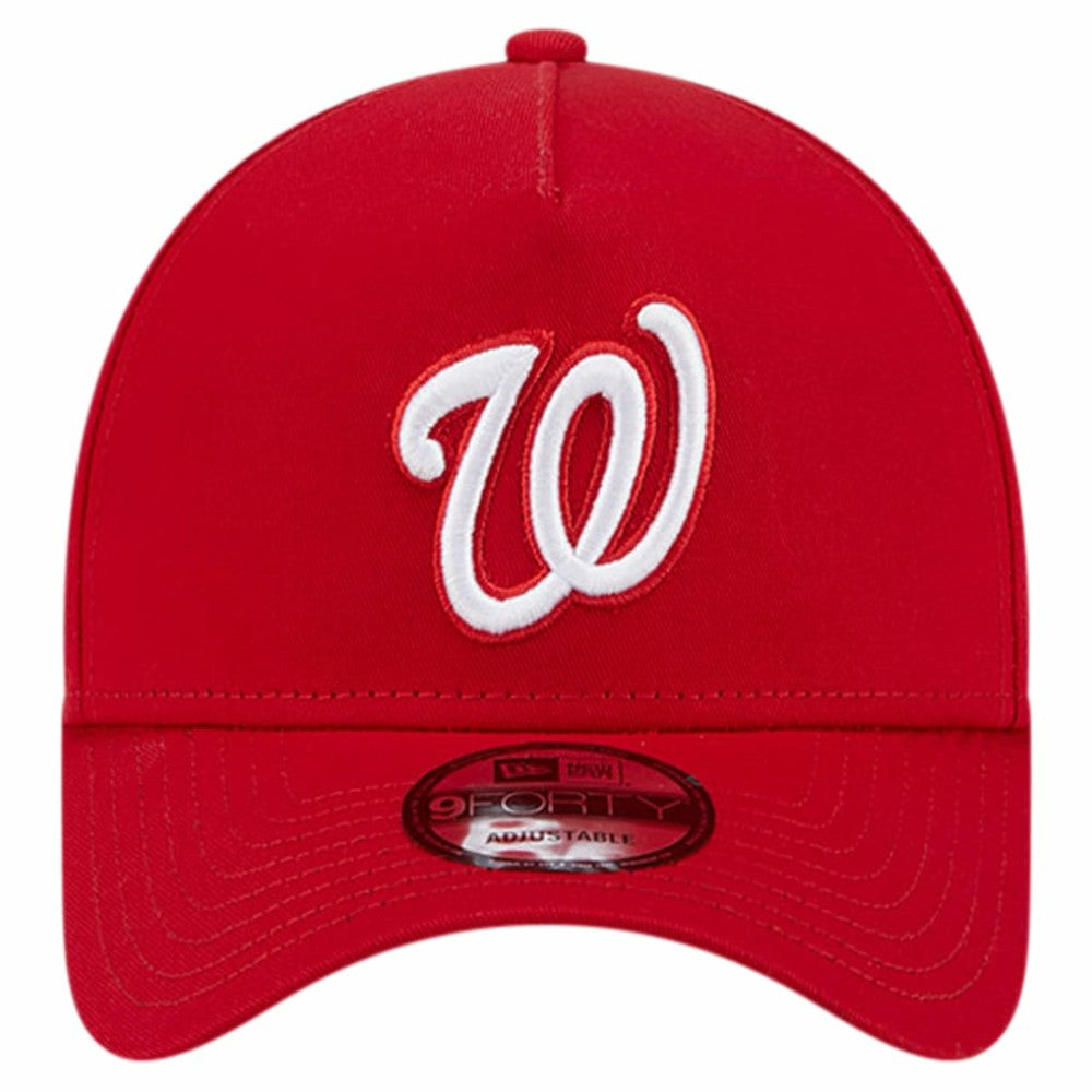 Washington Nationals New Era Team Color A-Frame 9FORTY Adjustable Hat - MLB