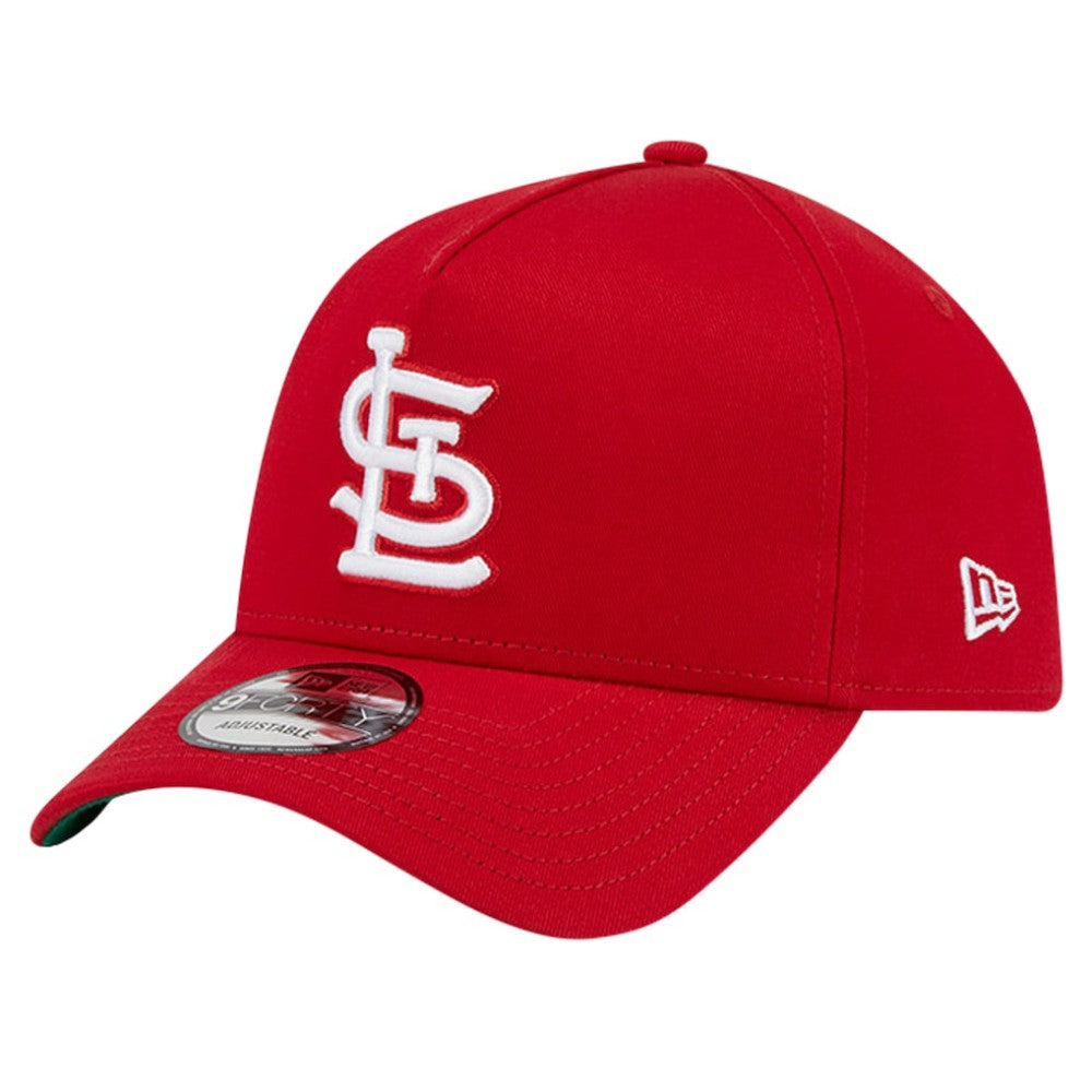 St. Louis Cardinals New Era Team Color A-Frame 9FORTY Adjustable Hat - MLB