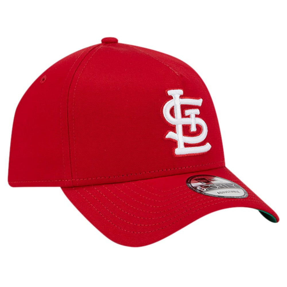 St. Louis Cardinals New Era Team Color A-Frame 9FORTY Adjustable Hat - MLB