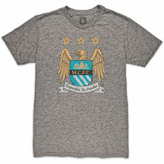 Manchester City 1863FC Retro Crest T-Shirt Heather Gray - FIFA World CUP
