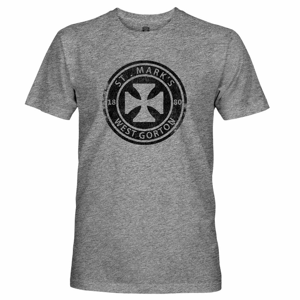 Manchester City 1863FC Retro St. Marks T-Shirt Heather Gray - FIFA World CUP