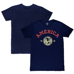 Club America 1863FC Established Slub T-Shirt Navy - FIFA World CUP