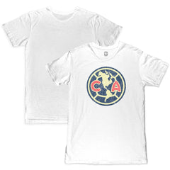 Club America 1863FC Color Crest Slub T-Shirt White - FIFA World CUP