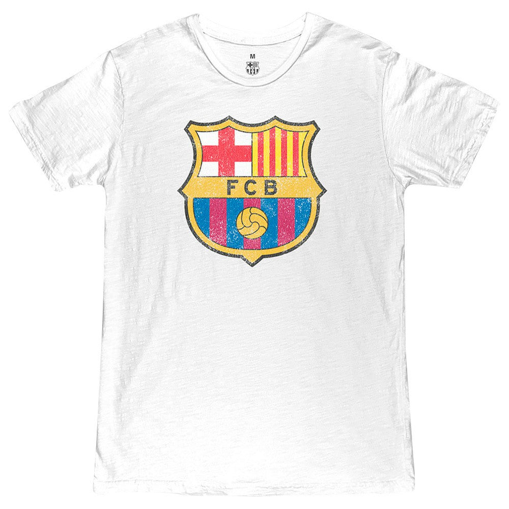 Barcelona 1863FC Color Crest Slub T-Shirt White - FIFA World CUP
