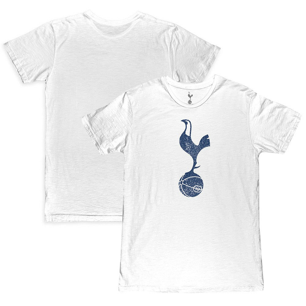 Tottenham Hotspur 1863FC Mono Crest Slub T-Shirt White - FIFA World CUP