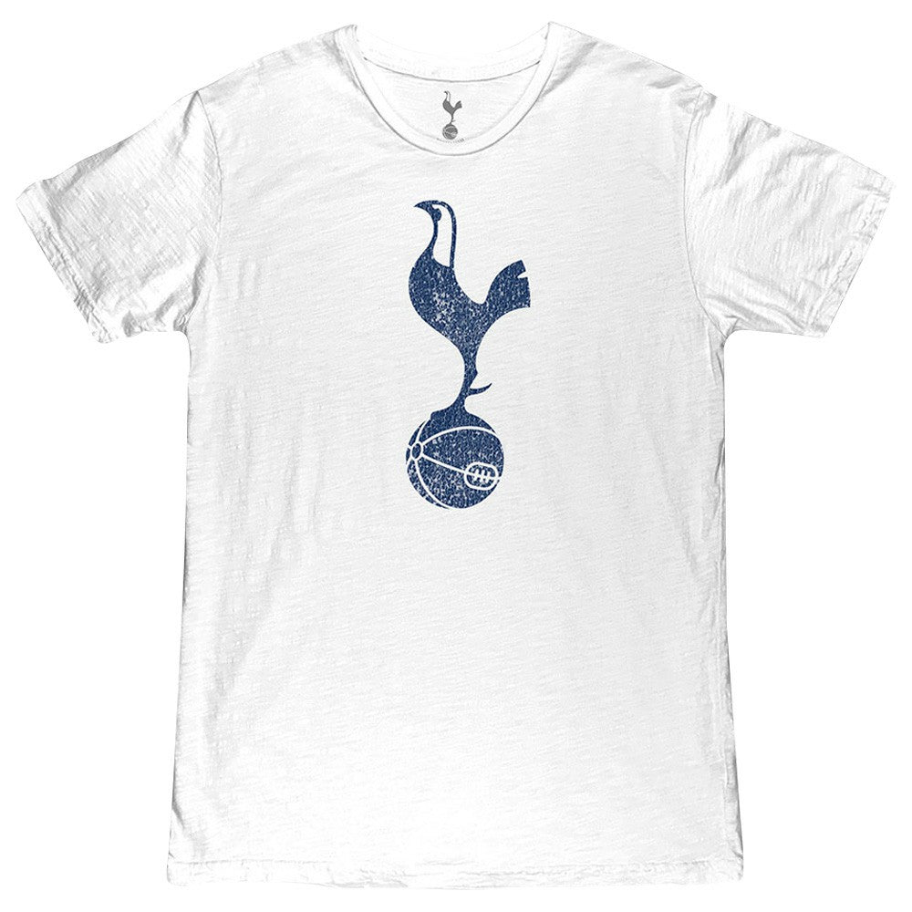 Tottenham Hotspur 1863FC Mono Crest Slub T-Shirt White - FIFA World CUP
