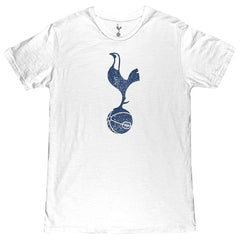 Tottenham Hotspur 1863FC Mono Crest Slub T-Shirt White - FIFA World CUP
