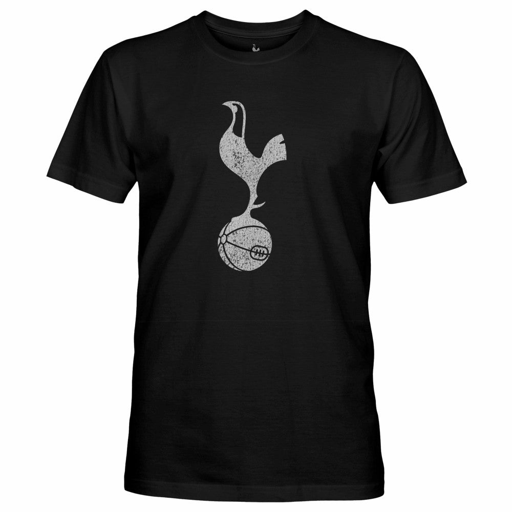 Tottenham Hotspur 1863FC Mono Crest Slub T-Shirt Black - FIFA World CUP