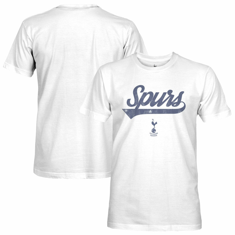 Tottenham Hotspur 1863FC Script Slub T-Shirt White - FIFA World CUP