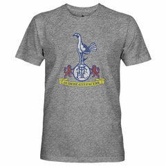 Tottenham Hotspur 1863FC Retro Crest Twisted Tri-Blend Slub T-Shirt Heather Gray - FIFA World CUP
