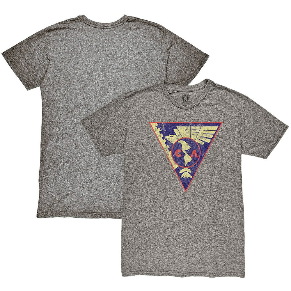 Club America 1863FC Retro Crest Twisted Tri-Blend Slub T-Shirt Heather Gray - FIFA World CUP