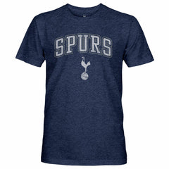 Tottenham Hotspur 1863FC Wordmark Twisted Tri-Blend Slub T-Shirt Heather Navy - FIFA World CUP