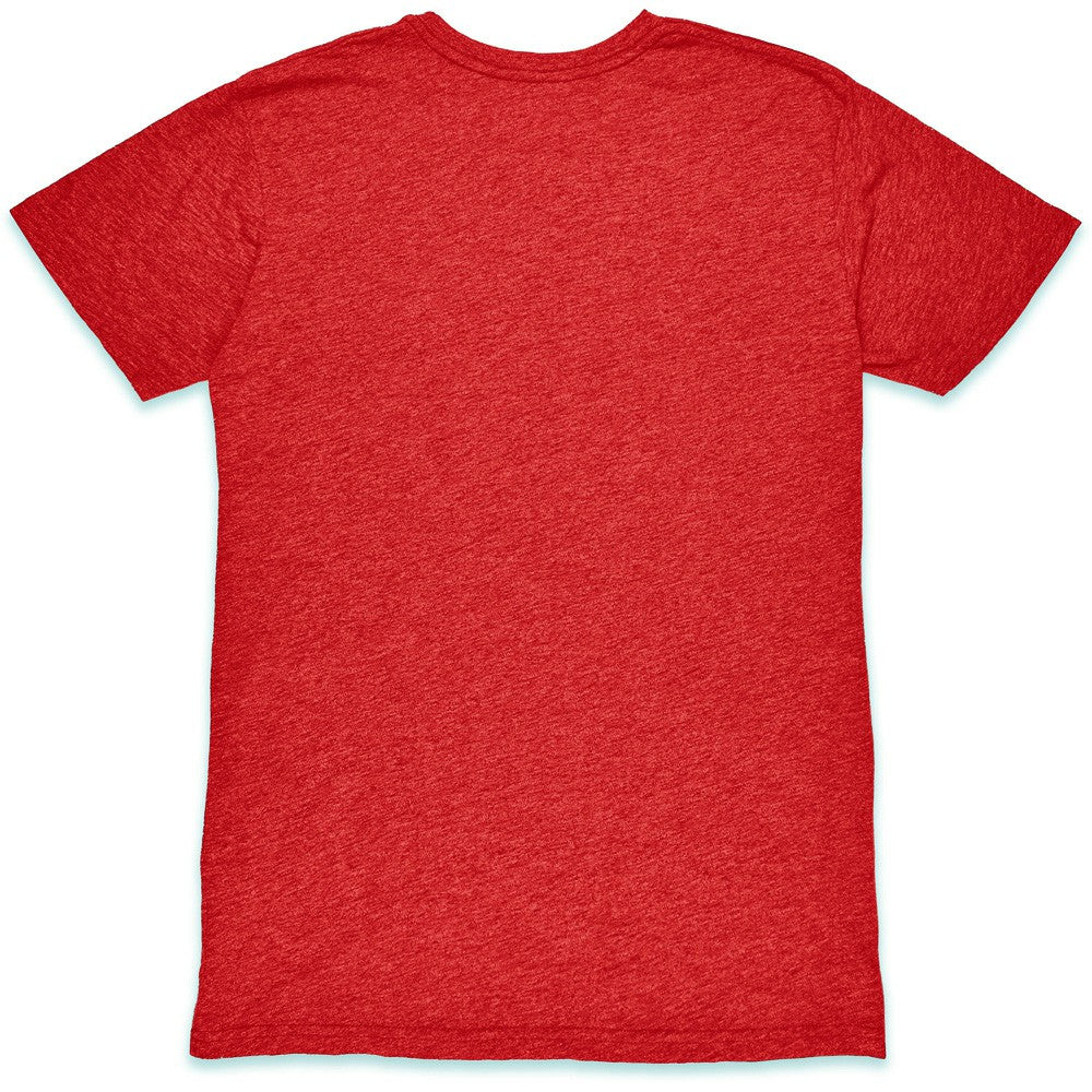 Barcelona 1863FC Mono Crest Twisted Tri-Blend Slub T-Shirt Red - FIFA World CUP
