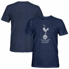 Tottenham Hotspur 1863FC Mono Crest Twisted Tri-Blend Slub T-Shirt Heather Navy - FIFA World CUP