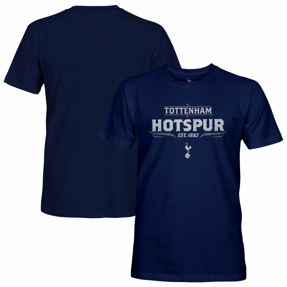 Tottenham Hotspur 1863FC Team Legacy Slub T-Ahirt Navy - FIFA World CUP