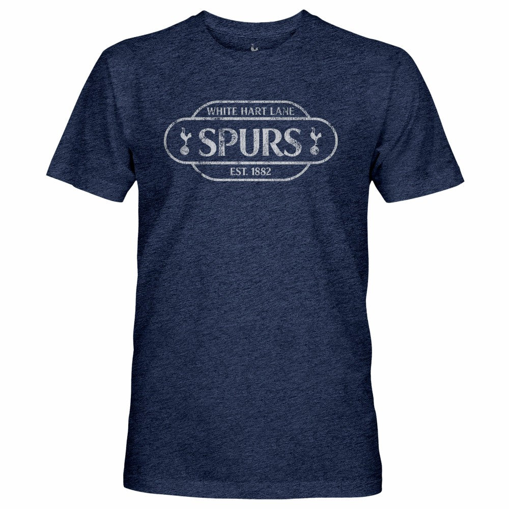Tottenham Hotspur 1863FC Landmark Twisted Tri-Blend Slub T-Shirt Heather Navy - FIFA World CUP