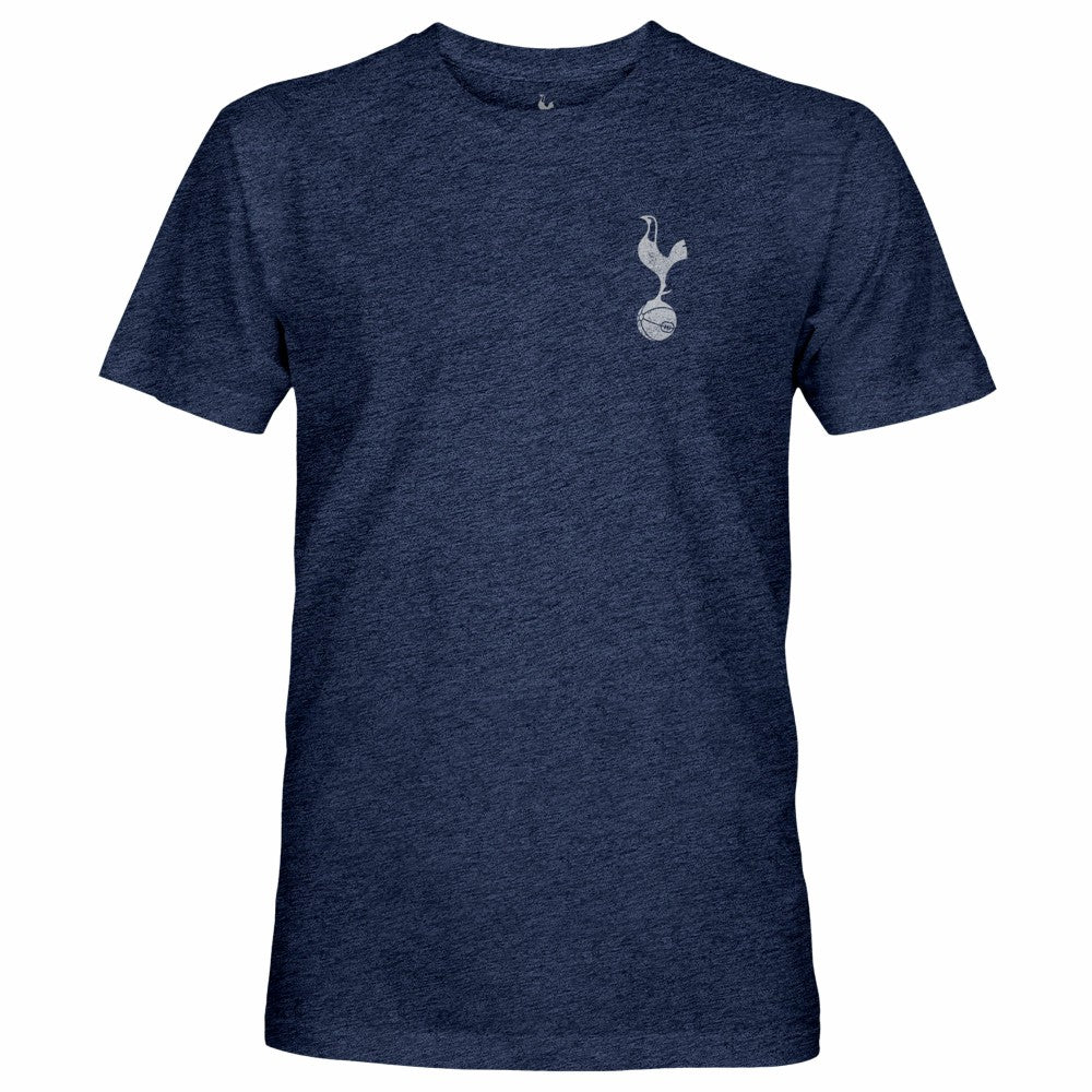 Tottenham Hotspur 1863FC Front Back Text Twisted Tri-Blend Slub T-Shirt Heather Navy - FIFA World CUP