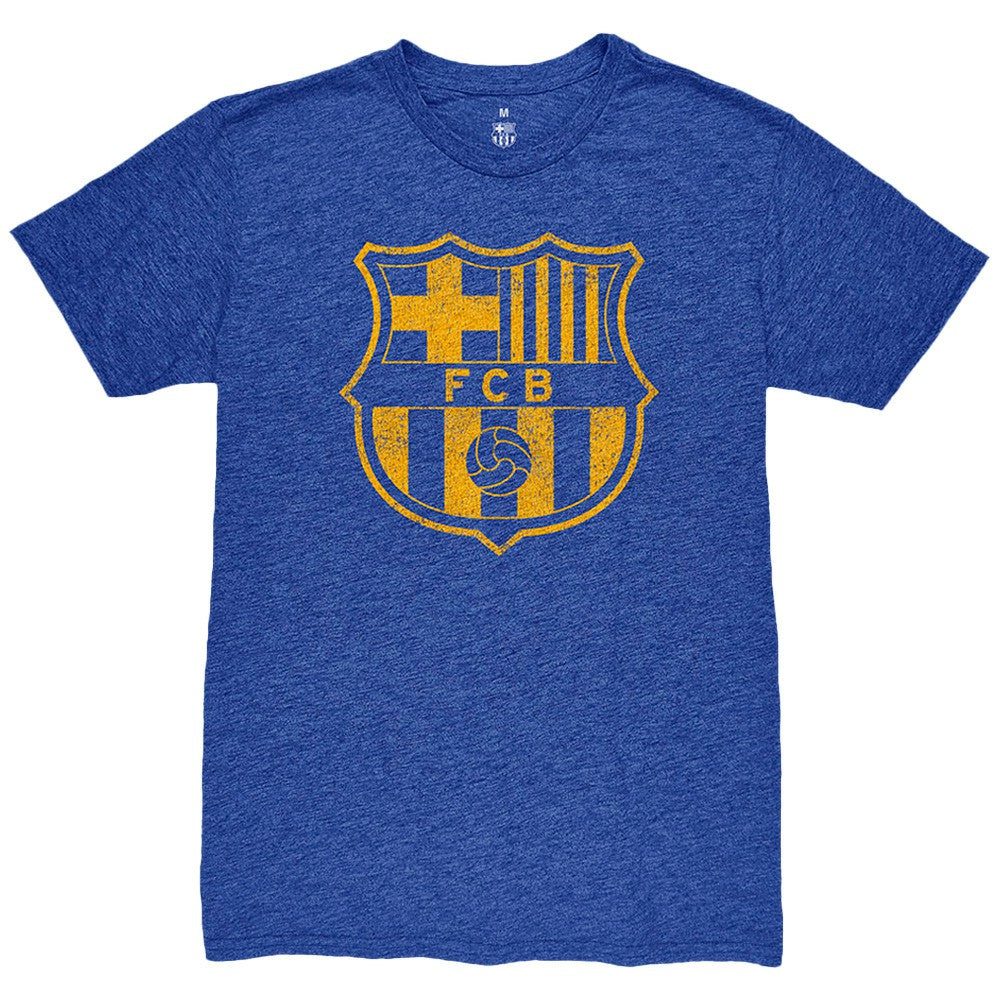 Gavi Barcelona 1863FC Player Name & Number Twisted Tri-Blend Slub T-Shirt Heather Royal - FIFA World CUP