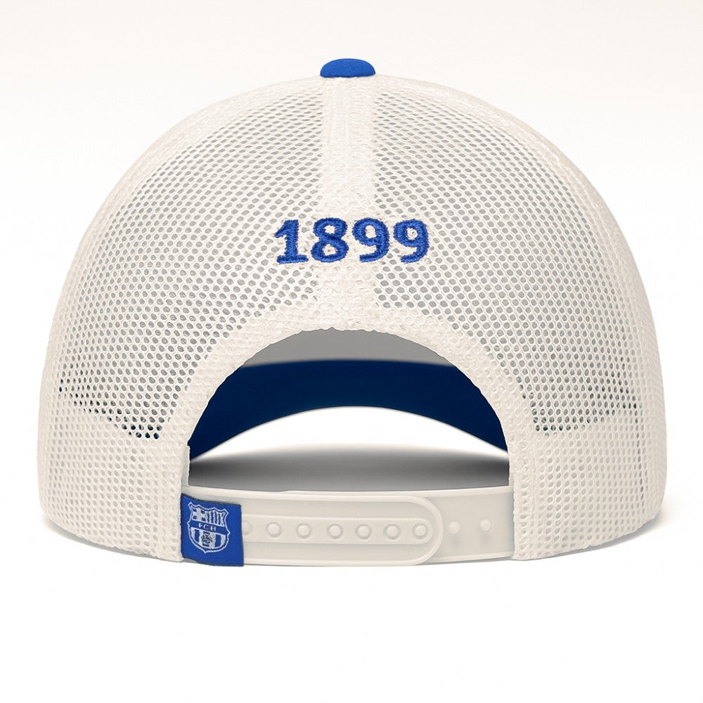 Barcelona 1863FC Washed Trucker Adjustable Hat Royal - FIFA World CUP