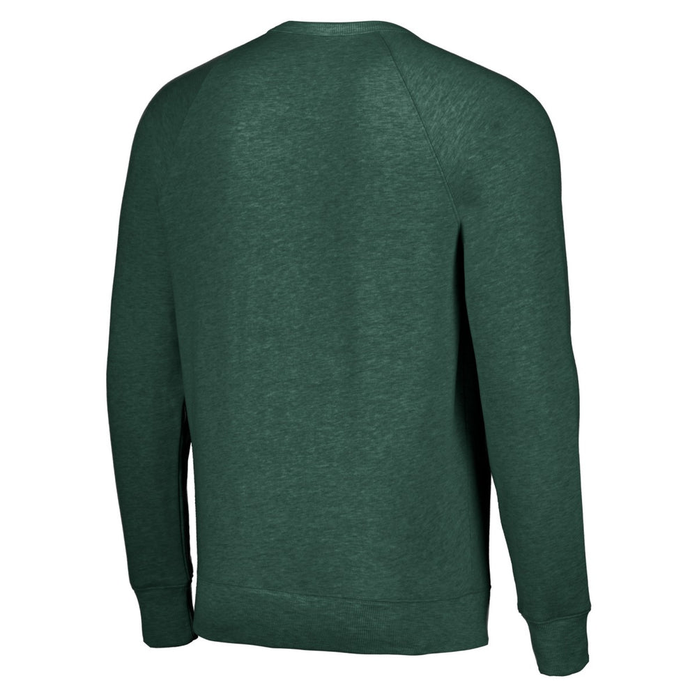 Milwaukee Bucks Homage Unisex Holiday Raglan Pullover Sweatshirt Hunter Green - NBA