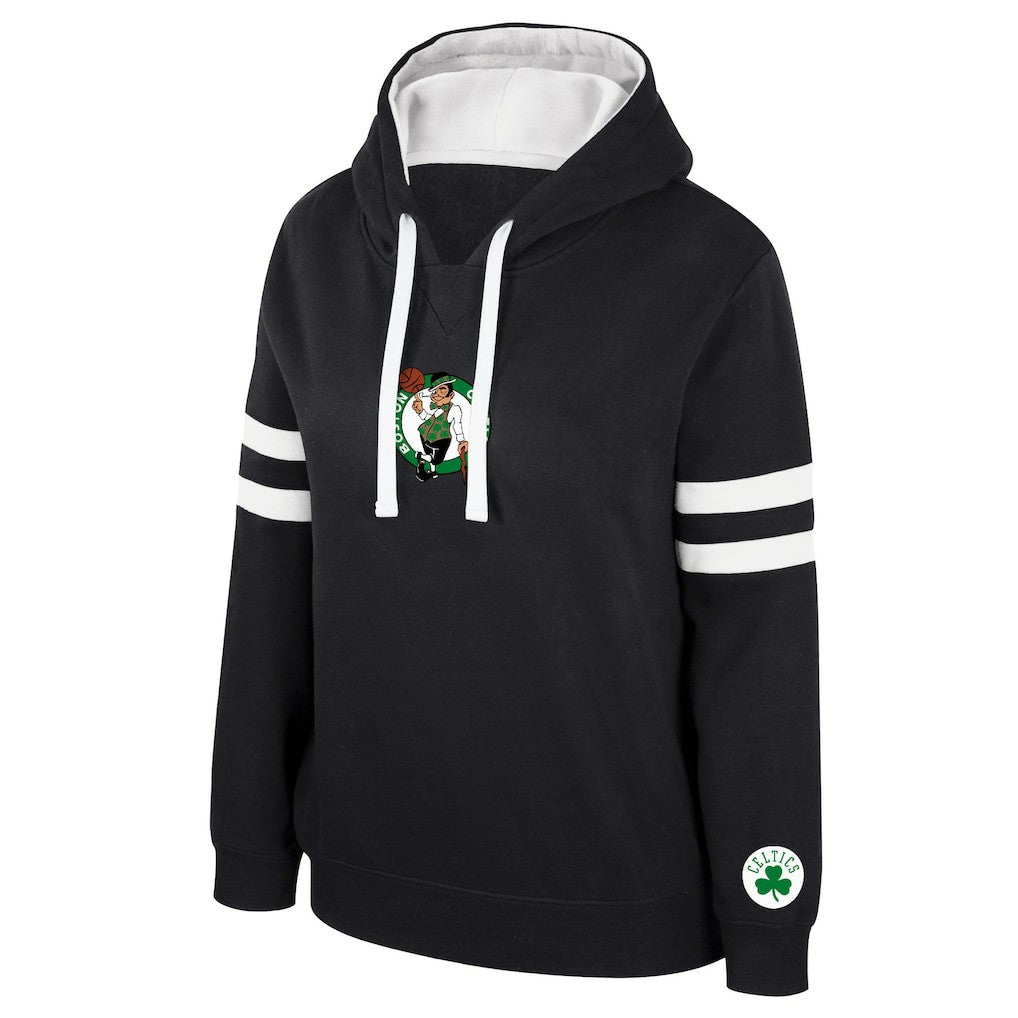 Boston Celtics Stadium Essentials Women's Road Game Pullover Hoodie Black - NBA
