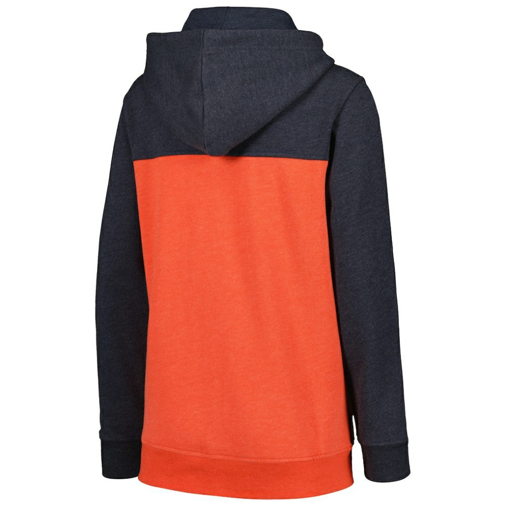 Houston Astros New Era Women's Color Block Full-Zip Hoodie Jacket - MLB