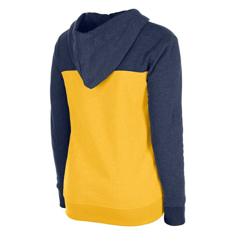 Milwaukee Brewers New Era Women's Color Block Full-Zip Hoodie Jacket - MLB
