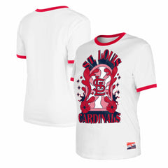St. Louis Cardinals New Era Women's Oversized Ringer T-Shirt - MLB