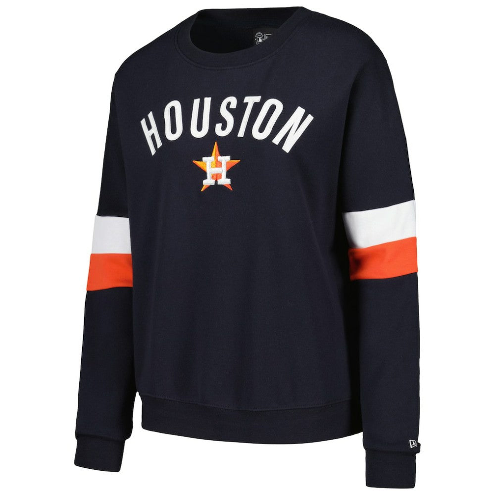 Houston Astros New Era Women's Game Day Crew Pullover Sweatshirt - MLB