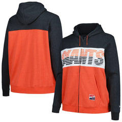 San Francisco Giants New Era Women's Plus Size Color Block Full-Zip Hoodie - MLB