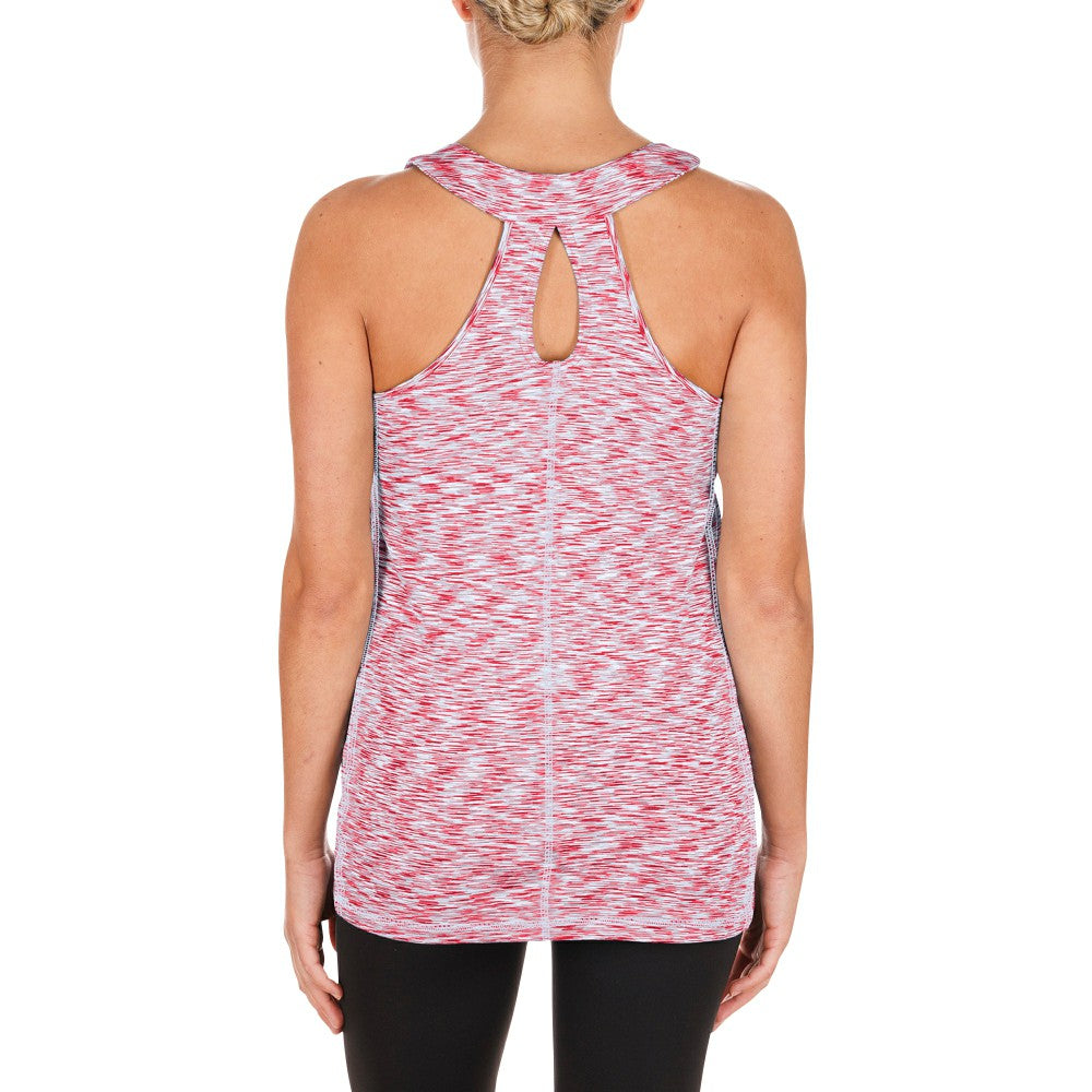St. Louis Cardinals New Era Women's Space Dye Keyhole Back Tank Top - MLB