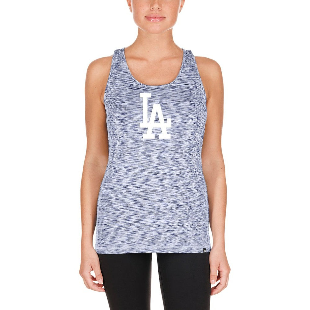 Los Angeles Dodgers New Era Women's Space Dye Keyhole Back Tank Top - MLB