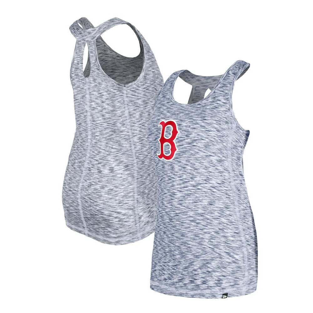 Boston Red Sox New Era Women's Space Dye Keyhole Back Tank Top - MLB