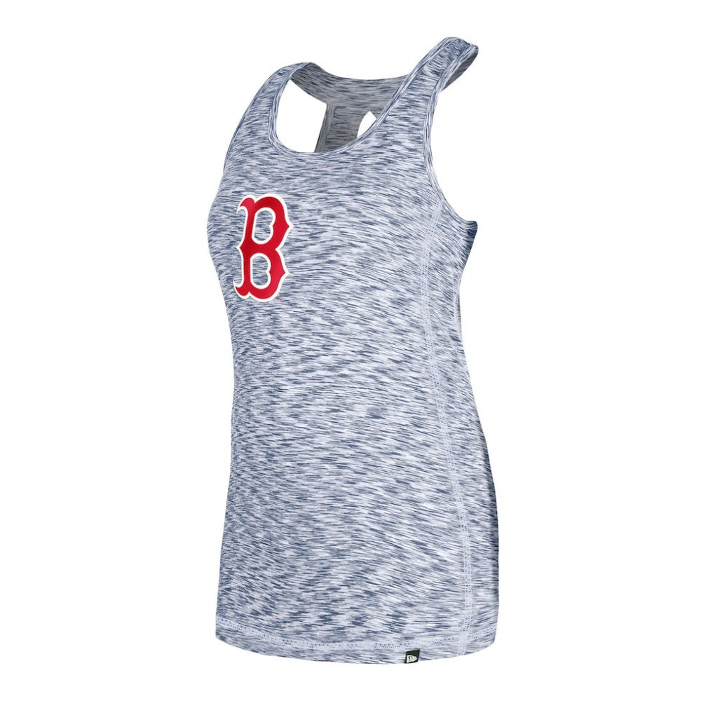 Boston Red Sox New Era Women's Space Dye Keyhole Back Tank Top - MLB
