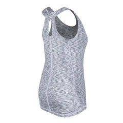 Boston Red Sox New Era Women's Space Dye Keyhole Back Tank Top - MLB